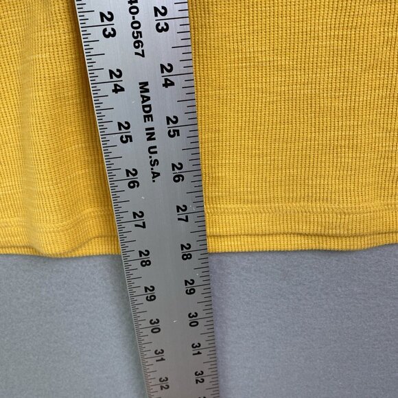 Urban Pipeline‎ Crewneck Shirt Mens Medium Yellow / Gold Raglan Cotton Pullover - Picture 5 of 8